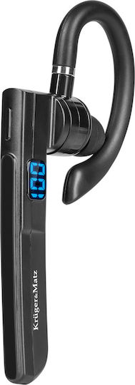 Kruger & Matz Traveler K16 In-ear Bluetooth Handsfree Ακουστικά Μαύρα
