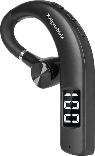 Kruger & Matz Traveler K17 In-ear Bluetooth Handsfree Ακουστικά Μαύρα