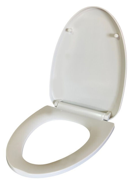 Capac WC Închidere lentă Plastic Turcoaz