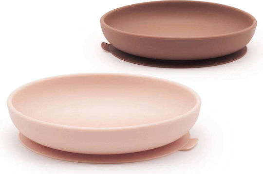 Ekobo Baby Food Plate made of Silicone Pink