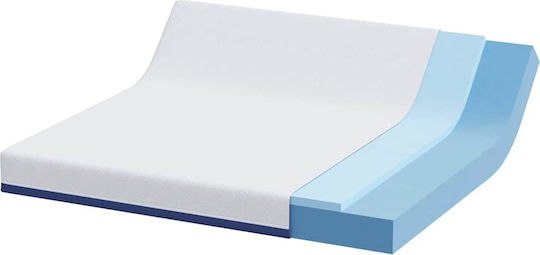 vidaXL Matratzentopper King Size Polyester 200x200cm
