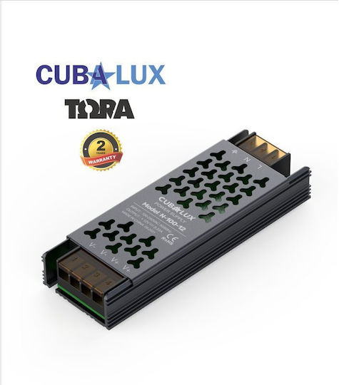 Cubalux Τροφοδοτικό LED IP20 Ισχύος 100W με Τάση Εξόδου 12V