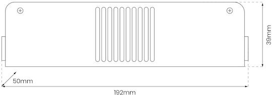 Viokef Τροφοδοτικό LED IP20 Ισχύος 100W με Τάση Εξόδου 24V