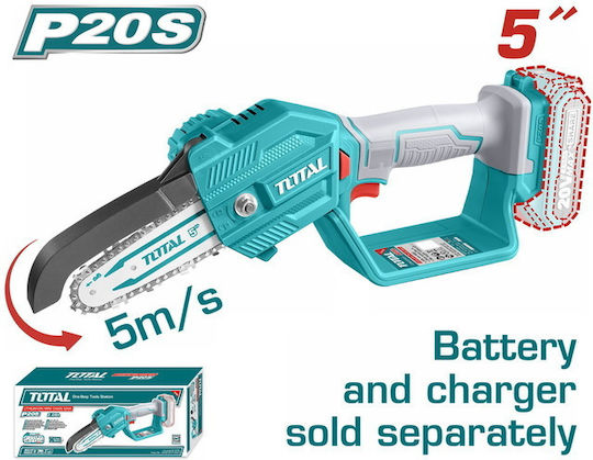 Total Pruning Battery Chainsaw Solo 20V 1.3kg with Blade 13cm