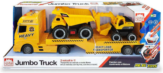 Re.el Toys Pull Back Truck For 4+ Years