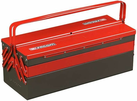 Facom Hand Tool Case Metallic with Foam 5 Slots Dimensions: W56xD22xH21.5cm