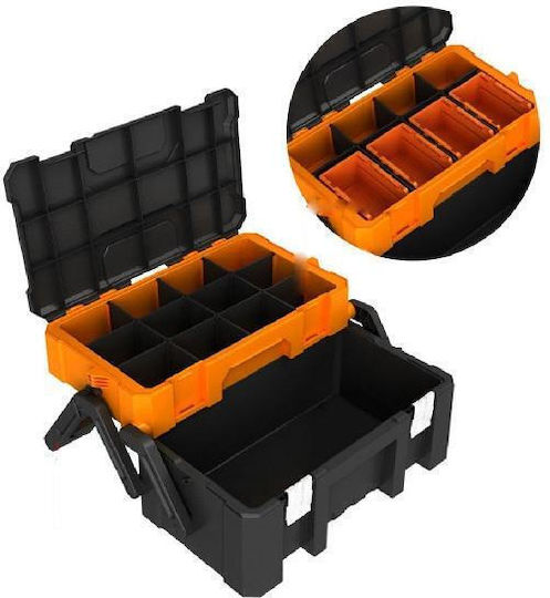 Tactix Hand Tool Case Plastic with Tobacco Case Dimensions: W58xD35.4xH28.6cm