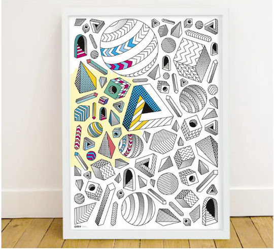 Omy Illusions Farbposter 70cm X 100cm Pos64