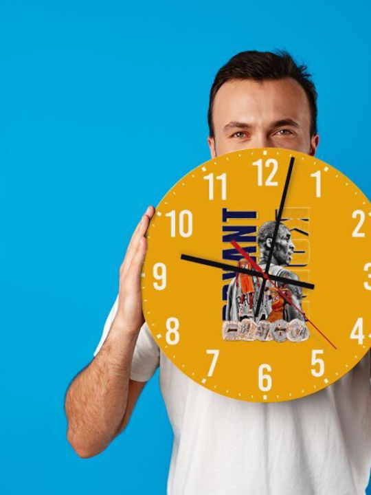 Koupakoupa Kinder Wanduhr Kobe Bryant Hölzernes 30εκ.