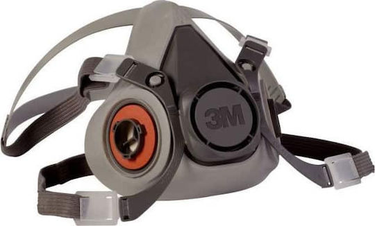 3M Mask Half Face without Filters Gray