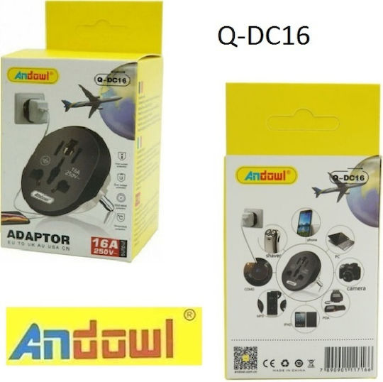 Andowl Qdc16 Адаптер за контакт от Универсален в Гърция