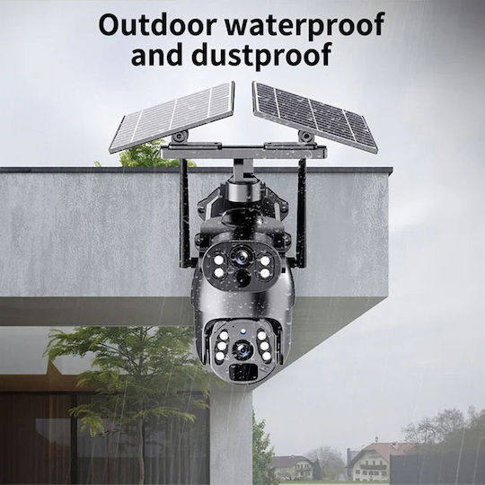 Digital IQ 751394 IP Surveillance Camera 4G Full HD+ 6MP Waterproof Battery Powered with Two-Way Communication