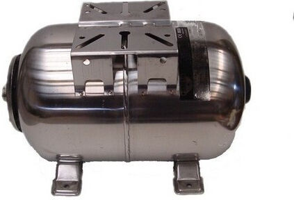Zilmet ULTRA-INOX-PRO 60 H Δοχείο Πιεστικού Οριζόντιο Ανοξείδωτο 60lt