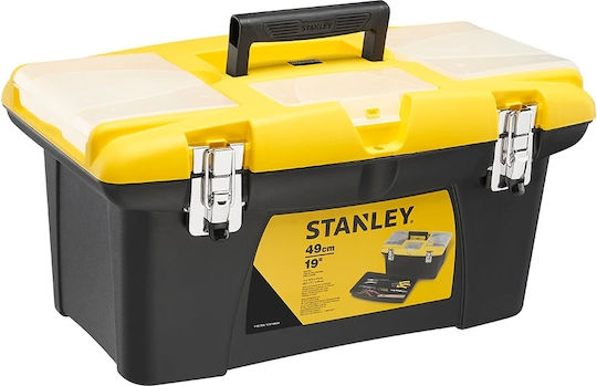 Stanley Jumbo Εργαλειοθήκη Χειρός Πλαστική με Ταμπακιέρα Π56.2xB31.4xΥ30cm