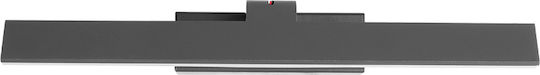 GloboStar Mirror Modern Wall Lamp with Integrated LED and Natural White Light Grey 42x5x15cm