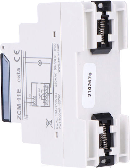 Zamel 1-channel Weekly Timer Programmer Econo 230v Ac Zcm-11e