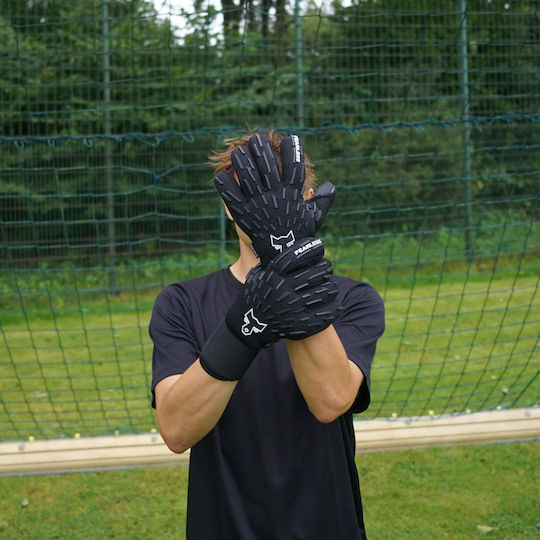 Fearless Goalkeepers Wolf X Torwarthandschuhe Erwachsene & Kinder Schwarz