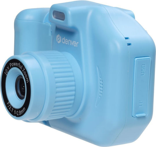 Denver KPC-1370 Compact Φωτογραφική Μηχανή 48MP με Οθόνη 2.8" και Ανάλυση Video Full HD (1080p) Θερμικής Εκτύπωσης Μπλε