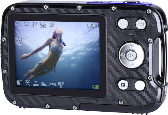 Rollei Sportsline 60 Plus Kompaktkamera 8MP Optischer Zoom 8x Blau