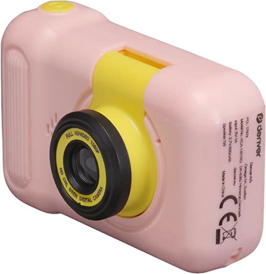 Denver KCA-1351RO Compact Φωτογραφική Μηχανή Full HD (1080p) Ροζ