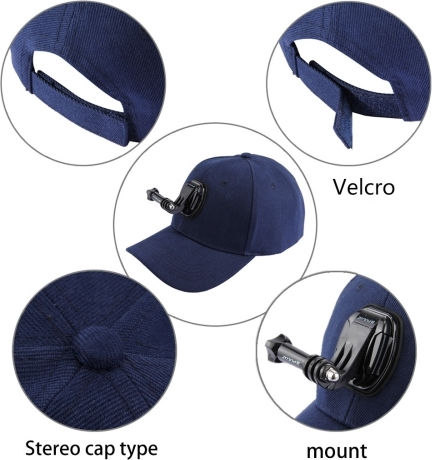 Puluz Pălărie cu Bază J-Hook PU195D pentru GoPro
