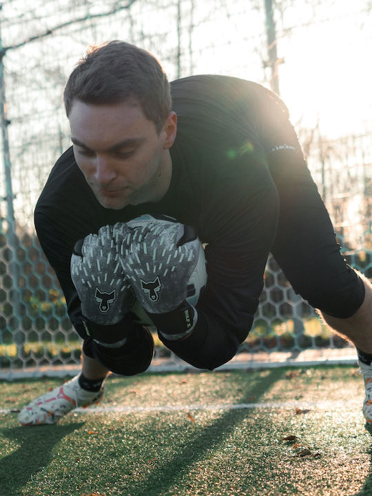 Fearless Goalkeepers Wolf X Mănuși portar Adulți & de Copii Gri