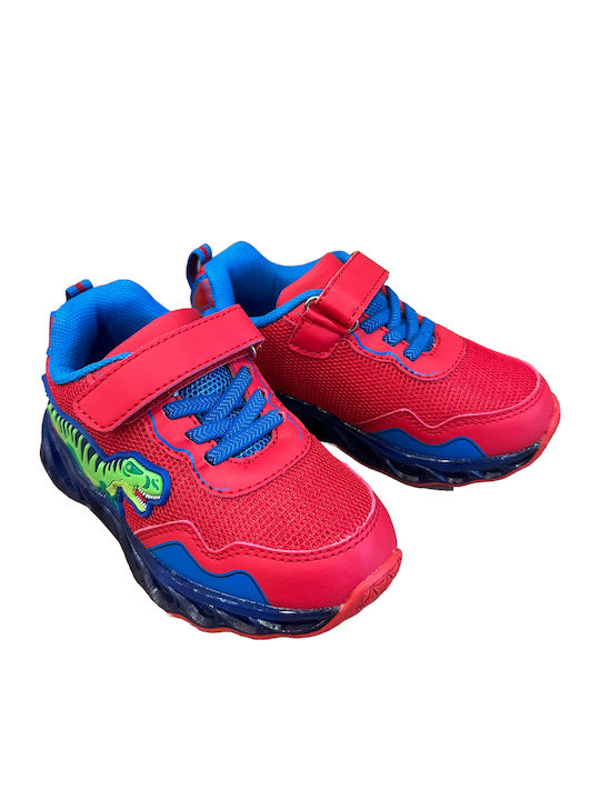Kids Sneakers with Scratch Red