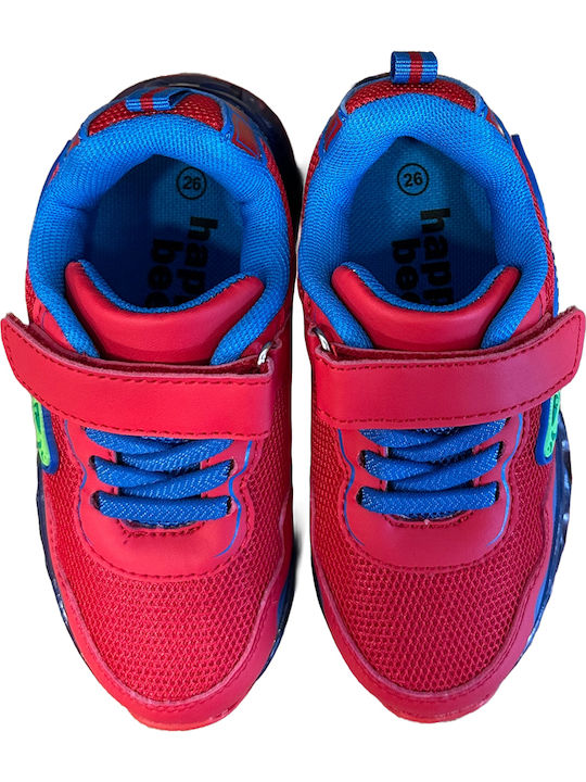 Kids Sneakers with Scratch Red