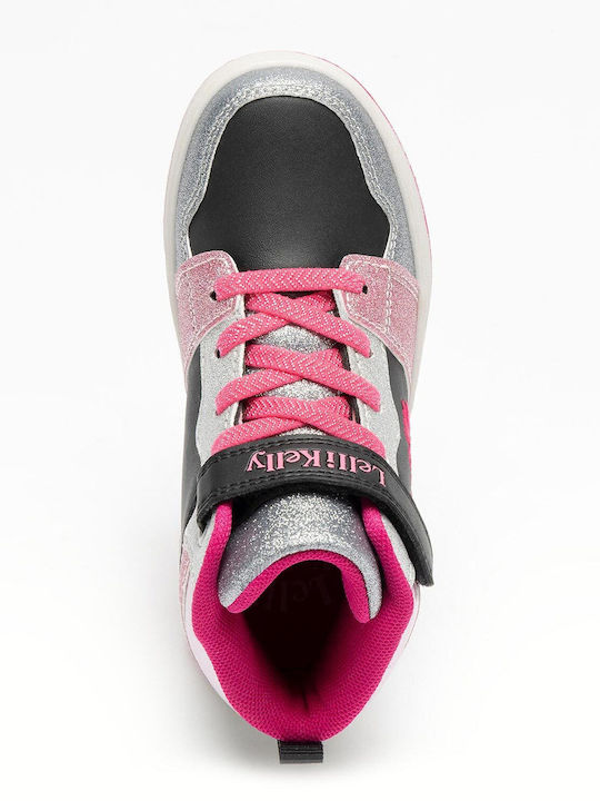 Kids Sneakers High with Scratch Black
