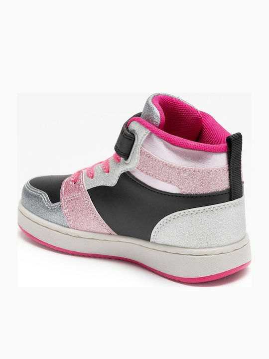 Kids Sneakers High with Scratch Black