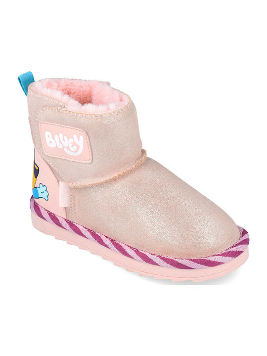 Ghete Copii cu Velcro Roz