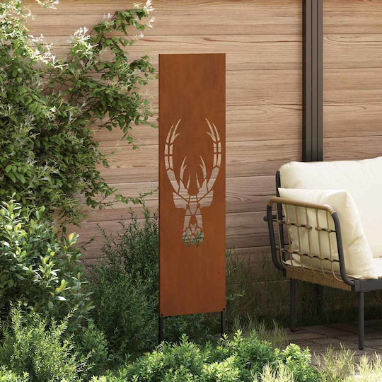 Vidaxl Διακοσμητική Πλάκα Κήπου Σκ Rusty 32 X 140 Εκ Ανθεκτικό Ατσάλι