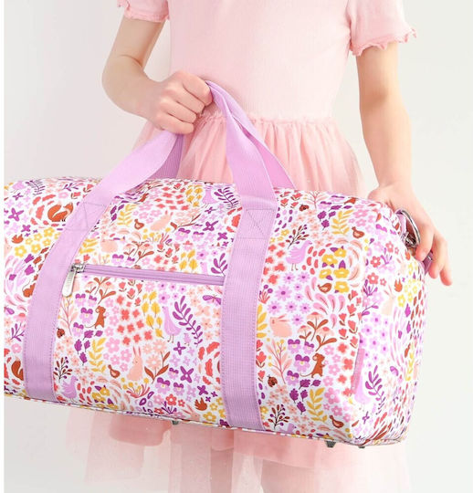 A Little Lovely Company Sack Voyage Pink Fabric L46xW22.5xH25cm