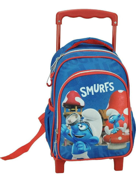 Gim Smurfs School Bag Trolley Kindergarten Smurfs 12Liters