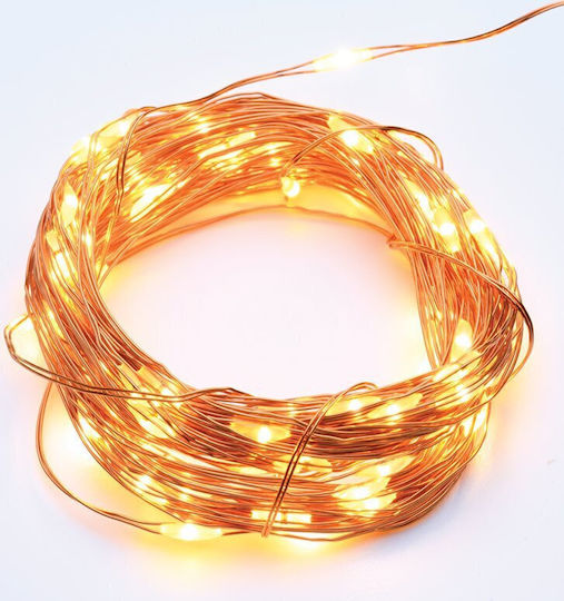 200 Lichterketten LED 20m. Warmes Weiß in Zeichenfolge 1Stück