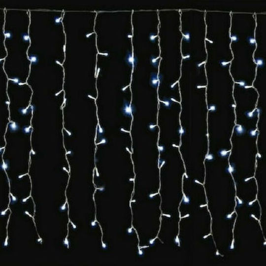 360 Lichterketten LED 2m. x 200cm Kaltes Weiß Typ Vorhang 1Stück