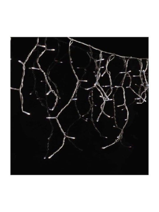 144 Lights LED 3m. x 60cm Cold White type Rain 1pcs