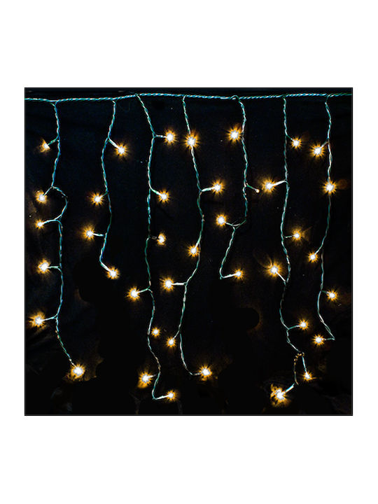 144 Lights LED 3m. x 60cm Warm White type Rain 1pcs