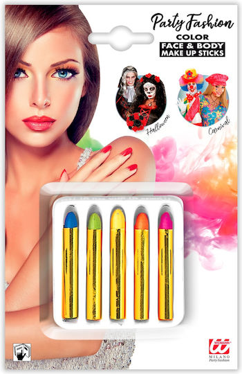 Αποκριάτικο Face Painting 11ml 5τμχ