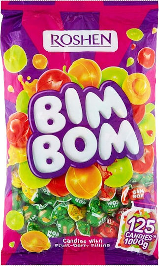 Roshen Candies Bim-Bom with Φρούτων Flavour 1000gr