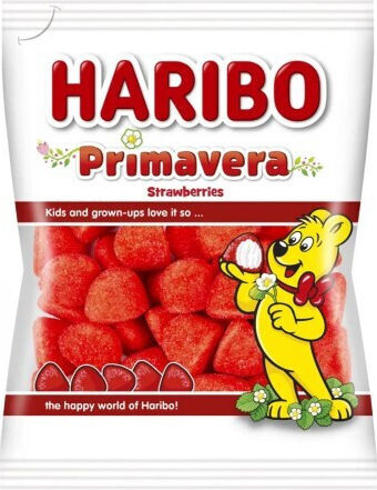 Haribo Jellies Primavera with Flavor Strawberry 1pcs 100gr