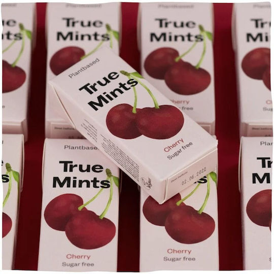 True Gum Καραμέλες με Γεύση Κεράσι Χωρίς Προσθήκη Ζάχαρης 13gr