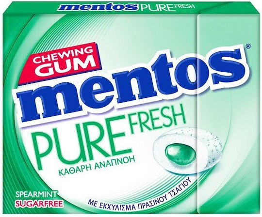 Mentos 20 Gume de mestecat Pure Fresh cu Aromă de Mentă verde 12buc 28gr