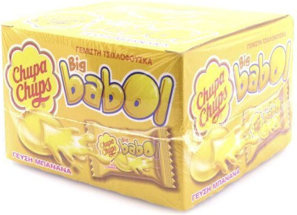Chupa Chups 60 Big Babol mit Geschmack Banane 1Stück