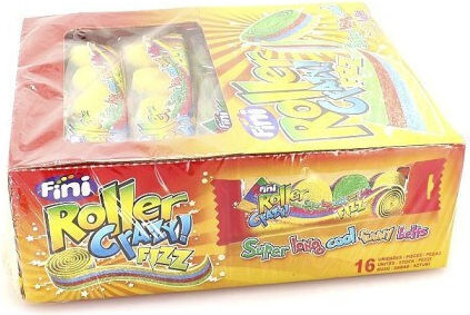 Fini Confectionery Roller Crazy Fizz 16pcs 80gr