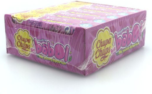 Chupa Chups 6 Chewing gum Big Babol with Tutti Frutti Flavour 20pcs 27.6gr