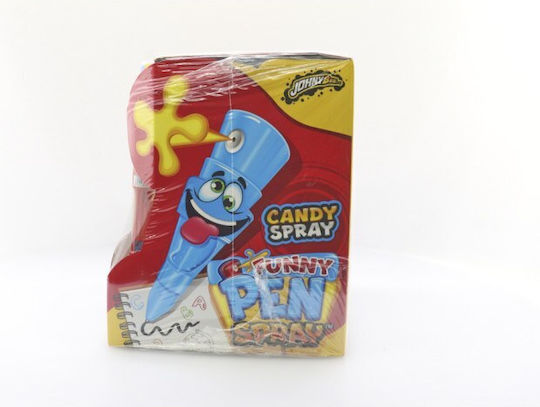 Забавен спрей-бонбон с писалка Johny Bee 6ml 36бр
