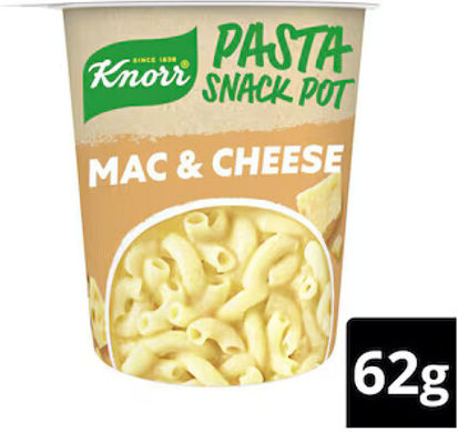 Knorr Ζυμαρικά Snack Pot Mac & Cheese 62gr
