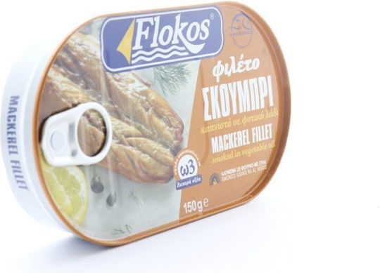 Flokos Σκουμπρί Φιλέτο Καπνιστό 150gr