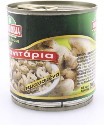 Ομοσπονδία Μανιτάρια Τεμαχισμένα Green House 190gr